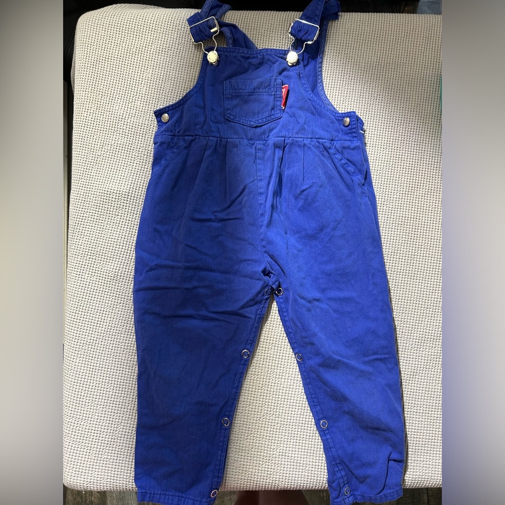 Kids Blue Overalls Bib Pants